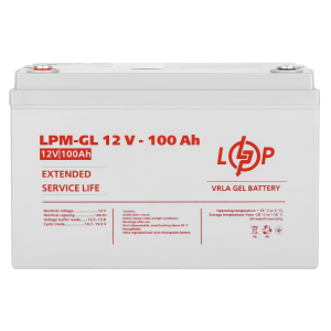 Акумуляторна батарея LOGIC POWER LPМ-GL 12-100 AH гелева
